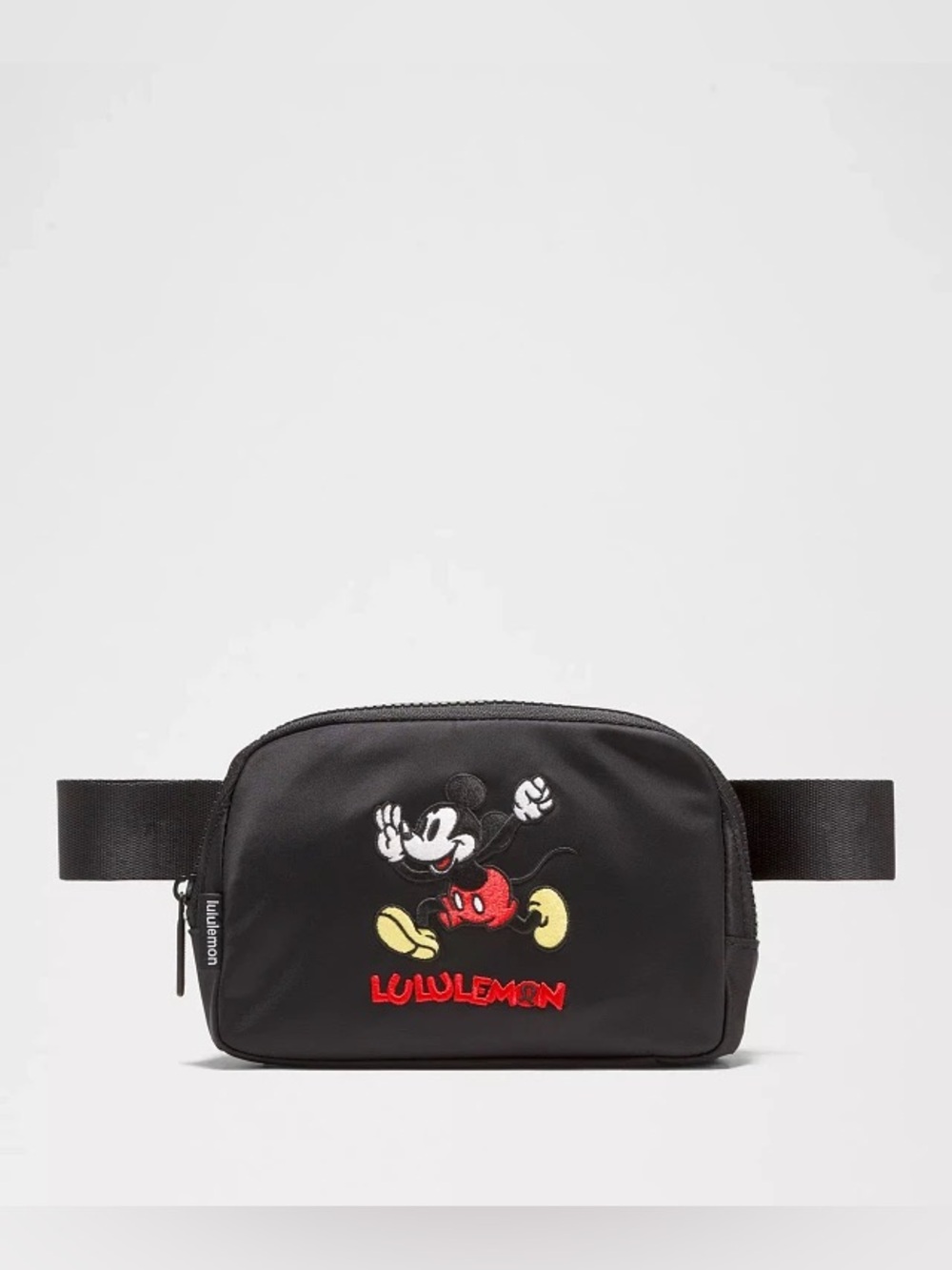 Lululemon gym bag crossbody Fanny belt Red Mickey Outline waist pouch 1L Disney